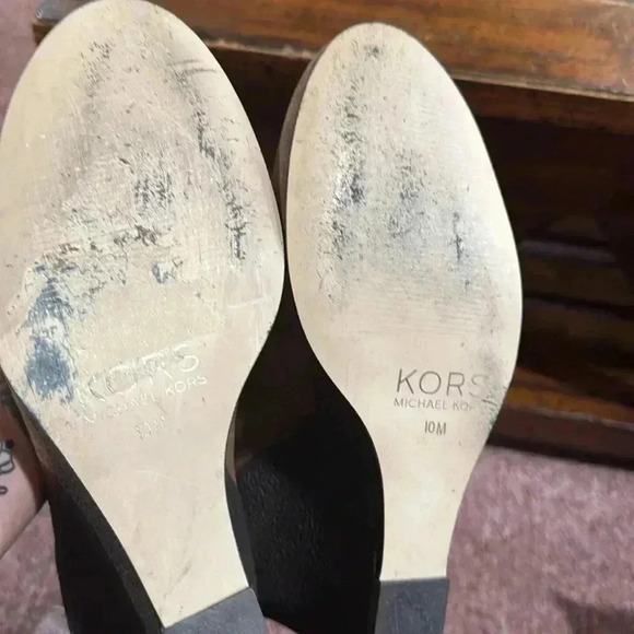 Michael Kors Brown Suede Wedge Heels Size 10 - Picture 8 of 8